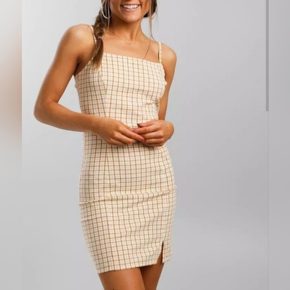 Billabong Dresses & Skirts - Billabong Dress Size Medium Y2K Cruising Check Sun Dress.